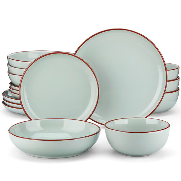 Ebern Designs Jhori Stoneware Dinnerware Set Service for 4 & Reviews
